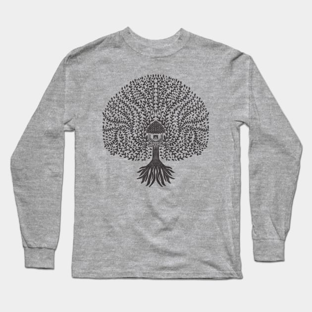 Home Is Where the Heart Is Long Sleeve T-Shirt by Alisa Galitsyna